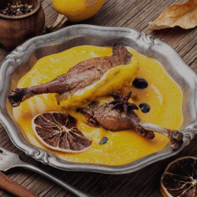 Baked Duck Pumpkin